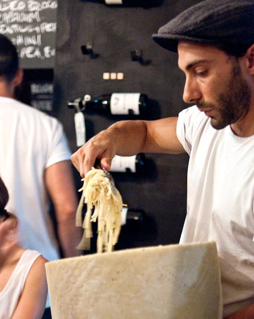 Buffalo mozzarella pasta in Brisbane (image courtesy of Grab Your Fork)